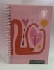 CUADERNO POCKET 5MM 100 HOJAS DOBLE ESPIRAL 80GR 15X10.5CM APROX MIX 