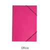 CARPETA CON ELASTICO FUCSIA