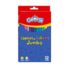 12 LAPICES DE COLORES JUMBO