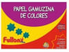 ESTUCHE CON PAPEL GAMUZINA 12 HOJAS 12 COLORES 20X30CM