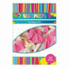 GLOBOS N°9 25 UNIDADES COLOR BLANCO/ROSADO