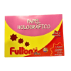 ESTUCHE CON PAPEL CARTULINA HOLOGRAFICA 6 HOJAS