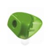 SACAPUNTA PLASTICO C/DEPOSITO TRIANGULAR VERDE