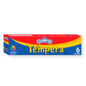 TEMPERA 6 COLORES  FCO 15ML