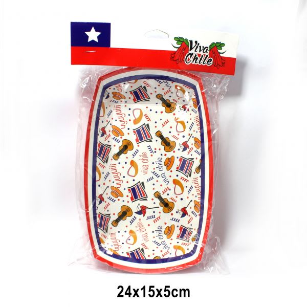 BANDEJA 18 VIVA CHILE /100