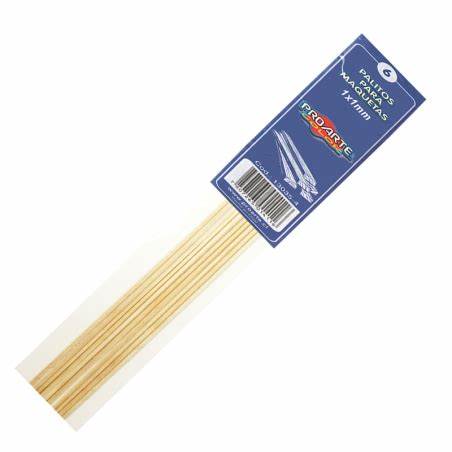 PALOS PARA MAQUETAS 50cm.   1x 1 BOLSA de10UN