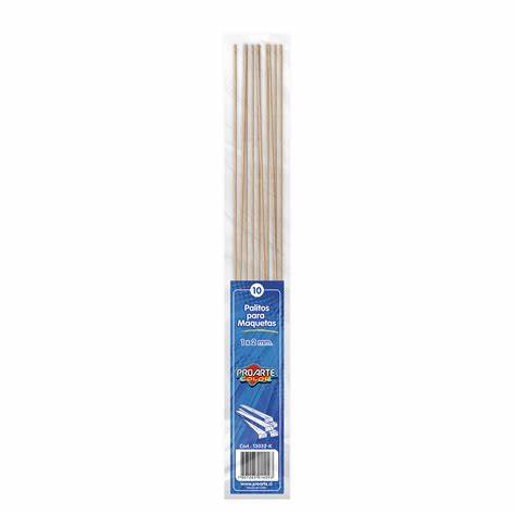 PALOS PARA MAQUETAS 50cm.   1x 2 BOLSA de10UN
