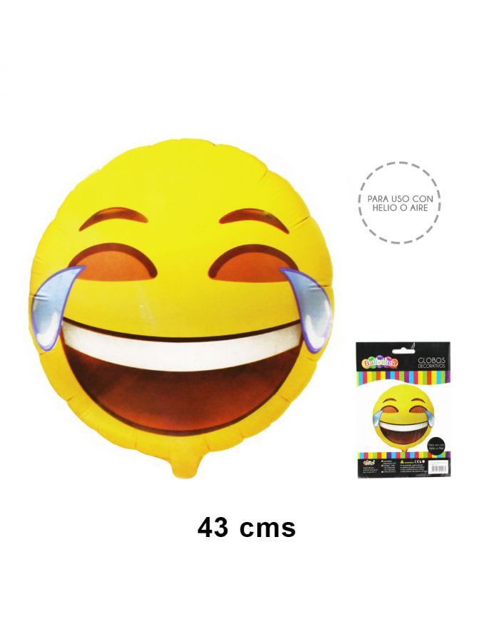 GLOBO METAL EMOTICON LLANTO