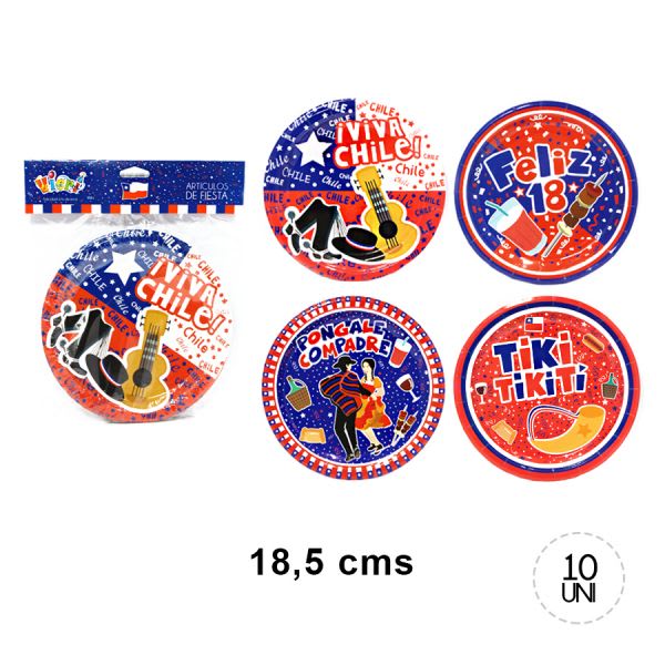 SET PLATOS X10 DE CHILE/120