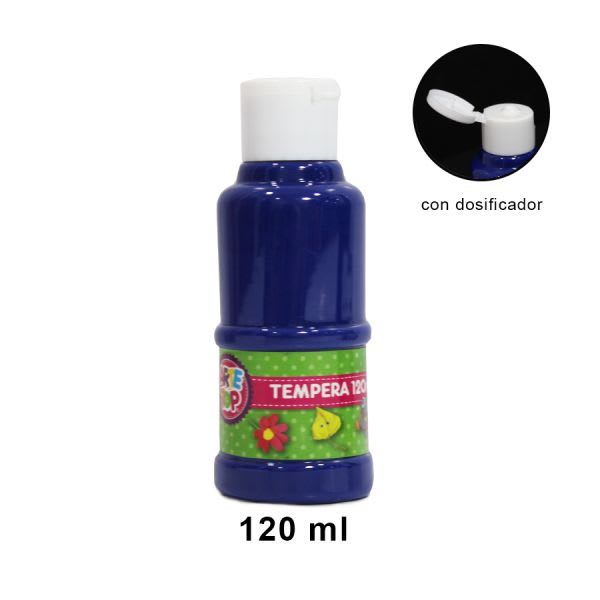TEMPERA 120ML AZUL