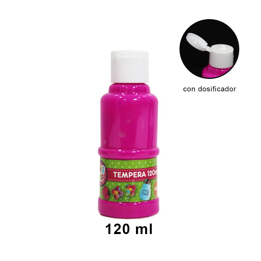 TEMPERA 120ML FUCSIA NEON