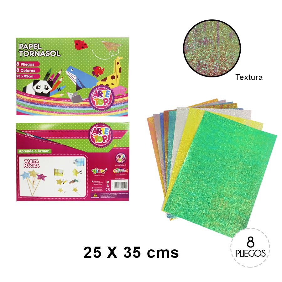 ESTUCHE ARTE TOP PAPEL TORNASOL 25X35CM