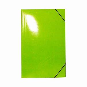 CARPETA CON ELASTICO CARTULINA OFICIO VERDE CLARO