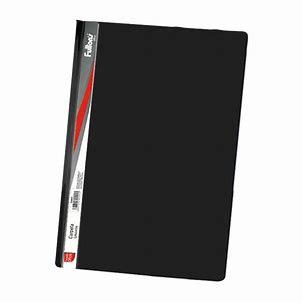 CARPETA VINILICO CON ACCO CLIP OFICIO NEGRO