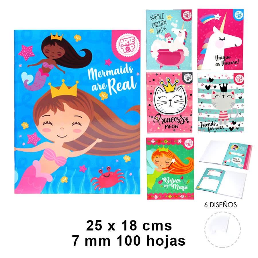 CUADERNO COLLEGE A.T NIÑA 7MM 100HJS