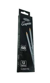 LAPIZ GRAFITO TECNICO 6B (UNIDAD)
