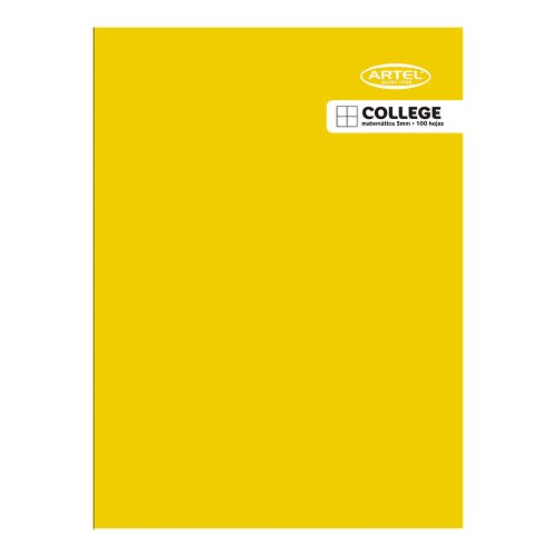 CUADERNO COLLEGE 100HJS 5MM 4 COLORES