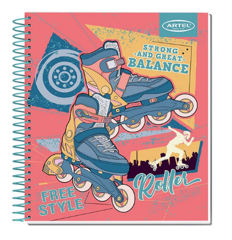 CUADERNO BOOK 120HJS FREESTYLE ARTEL