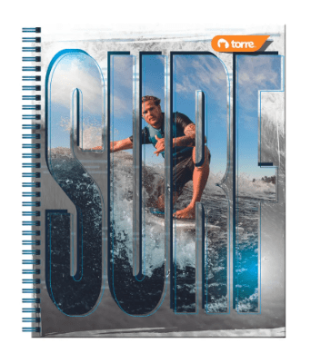 CUADERNO UNIVERSITARIO SURFER TORRE