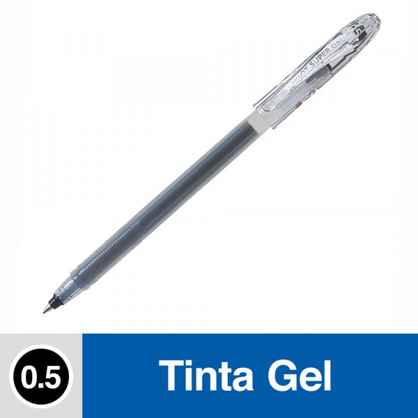 LAPIZ SUPER GEL 0,5 NEGRO