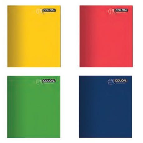 CUADERNO DOBLEZ 7MM 40HJS COLON