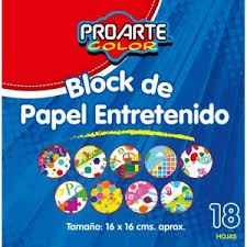 BLOCK  PAPEL ENTRETENIDO 16x16 18 HJS