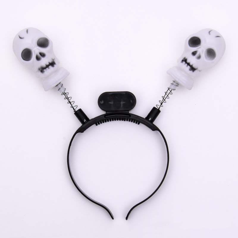 CINTILLO CALAVERA HALLOWEEN LUMINOSO