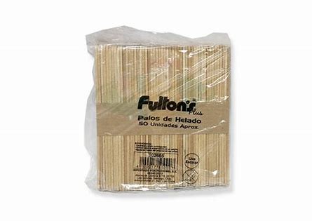 PALOS DE HELADO DELGADO NATURAL