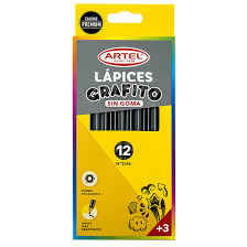 LAPIZ GRAFITO HEXAGONAL SIN GOMA N° 2HB (UNIDAD)