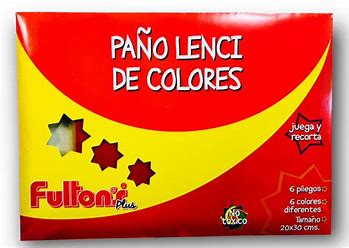 ESTUCHE CON PAPEL PAÑO LENCI 20X30 6 COLORES