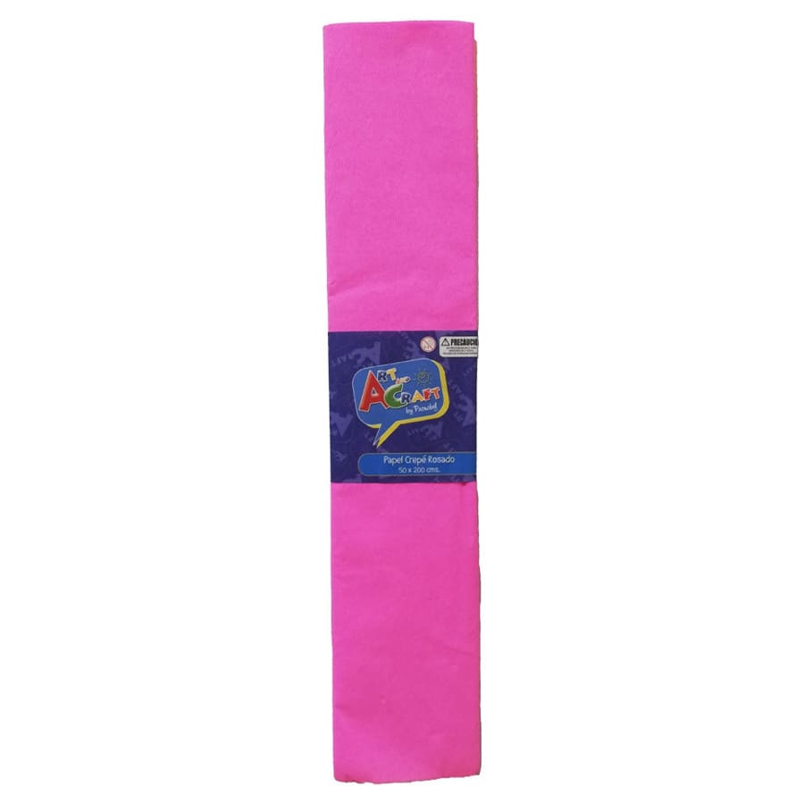 PAPEL CREPE 50X200 CMS ROSADO