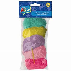 SET LANAS 5 COLORES + AGUJA (ESPECIALES)