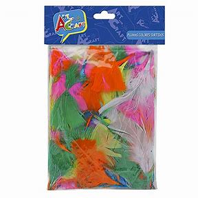 SET PLUMAS COLORES SURTIDOS 14GR APROX