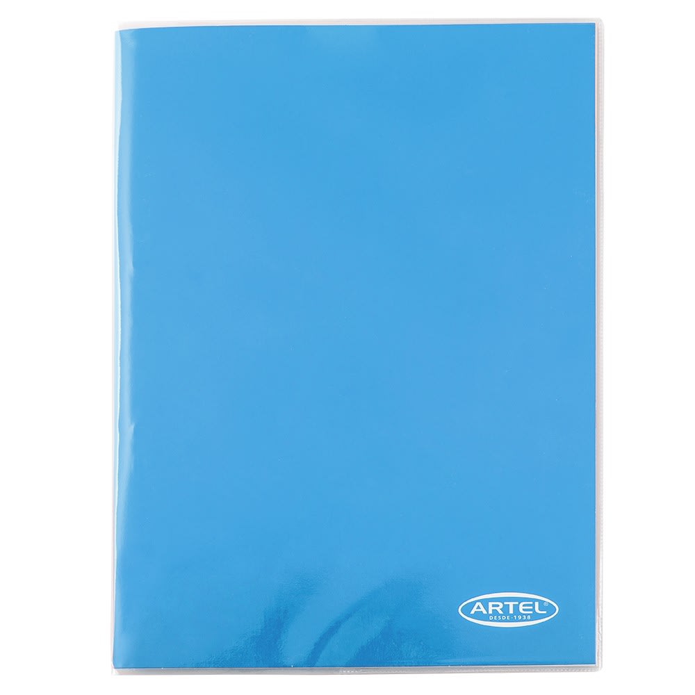 CARPETA CON ACCO GUSANO ARTEL CELESTE