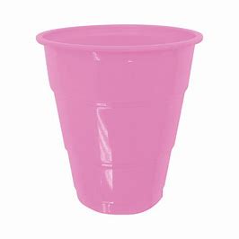 SET 10 VASOS 7OZ (207cc aprox) ROSADO