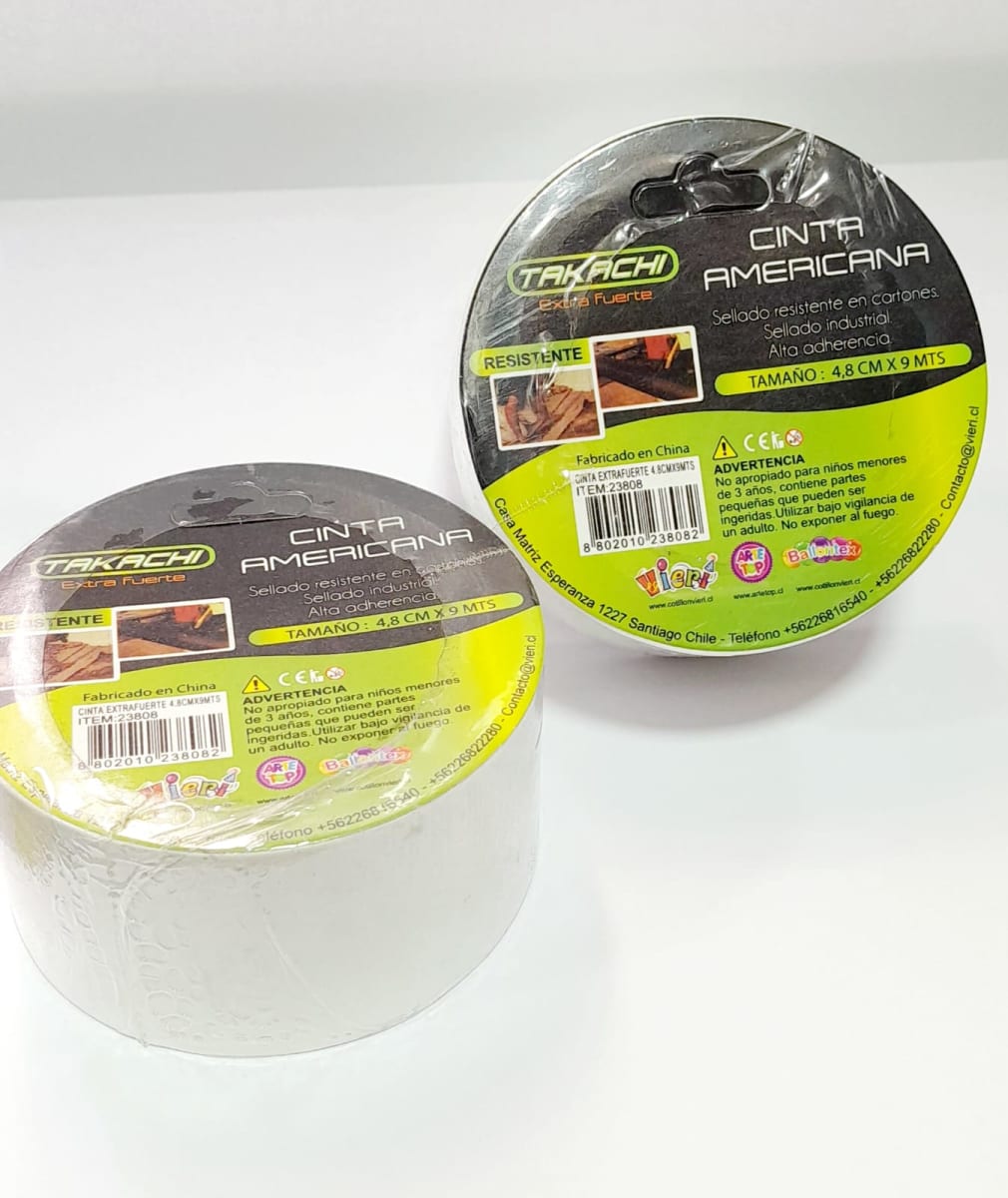 CINTA EXTRAFUERTE 4.8CMS X 9MTS