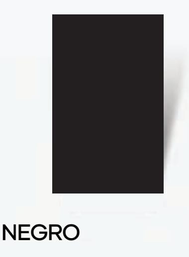 CARTON FORRADO COLOR 53X75 NEGRO