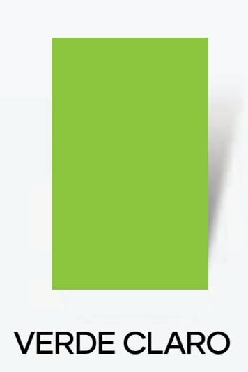 CARTON FORRADO COLOR 53X75 VERDE CLARO