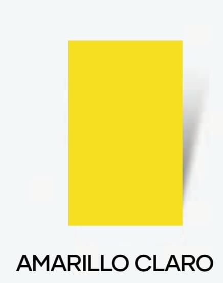 CARTON FORRADO COLOR 53X75 AMARILLO CLARO