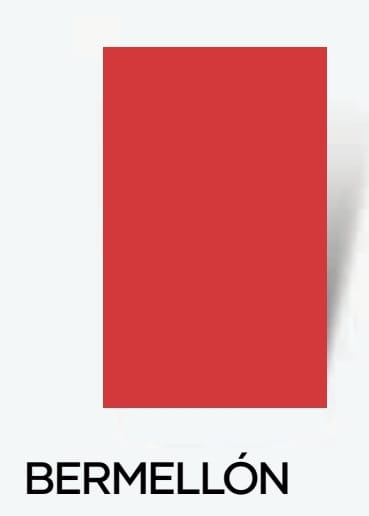 CARTON FORRADO COLOR 53X75 ROJO BERMELLON