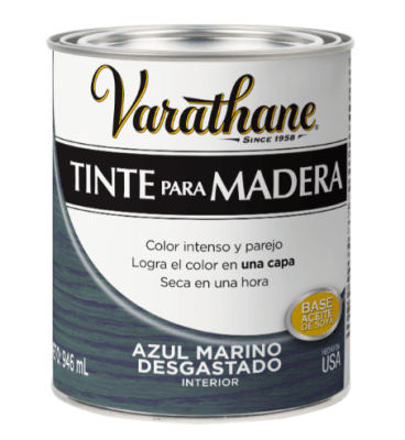TINTE PARA MADERA AZUL MARINO DESGASTADO