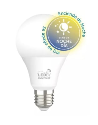 AMPOLLETA LED CON SENSOR DIA/NOCHE