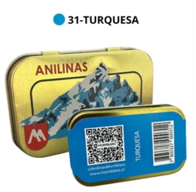 ANILINA MONTBLANC TURQUESA