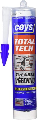 SILICONA Y SELLADOR TOTAL TECH CEYS TRANSPARENTE