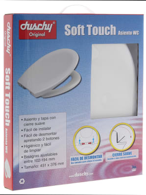 ASIENTO TAPA WC SOFT TOUCH DUSCHY