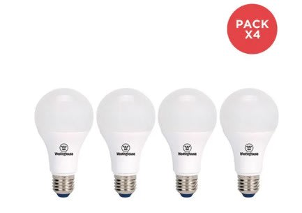 PACKX4 AMPOLLETAS LED BOLA FRIA1