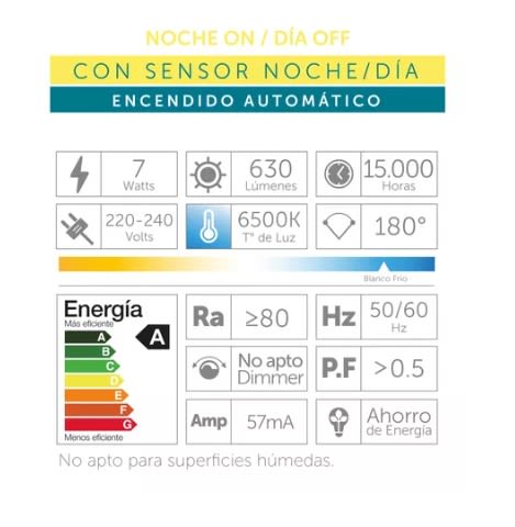 AMPOLLETA LED CON SENSOR DIA/NOCHE3