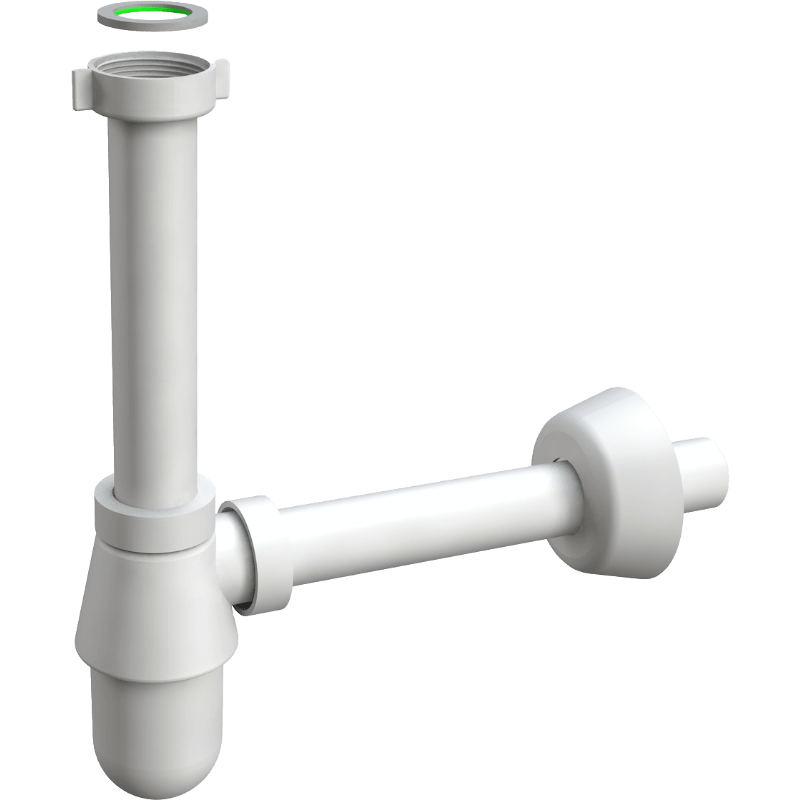 SIFON TIPO BOTELLA BLANCO 11/4 32MMX250MM BONOMINI1