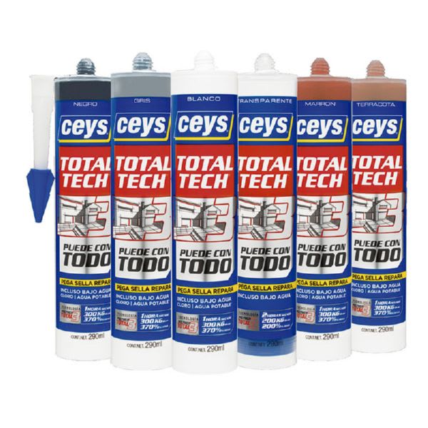 POMO SILICONA Y SELLADOR TOTAL TECH CEYS TRANSPARENTE1