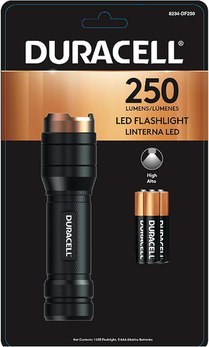 LINTERNA LED 250LUM DURACELL2